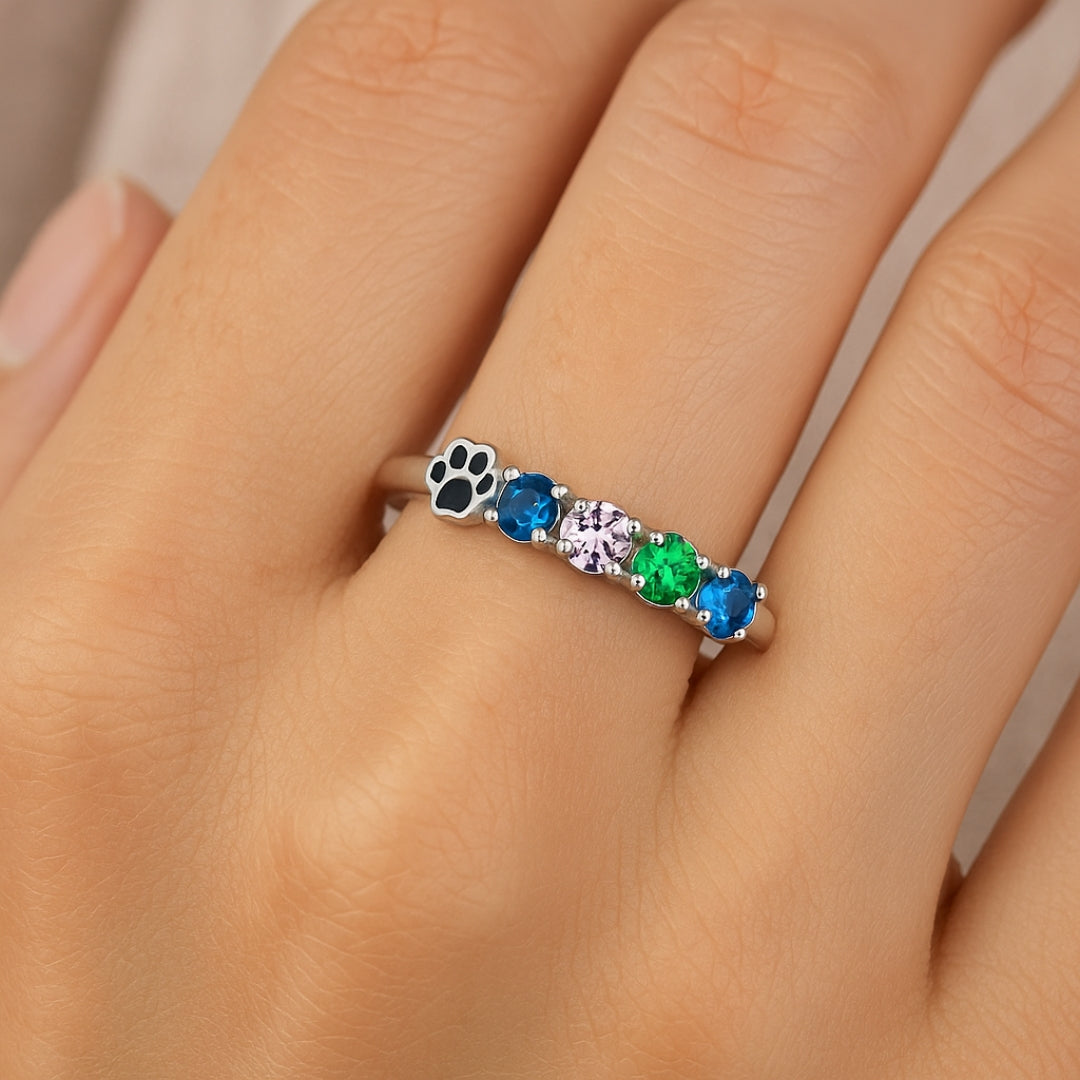 Adjustable Rainbow Bridge Ring