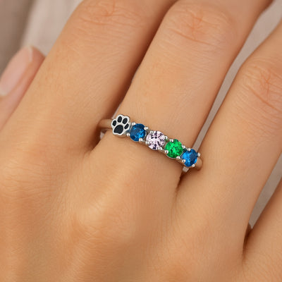 Adjustable Rainbow Bridge Ring