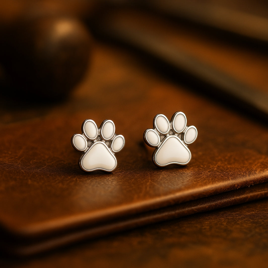 Paw Print Earrings