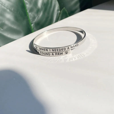 I Found a Paw Twist Bracelet