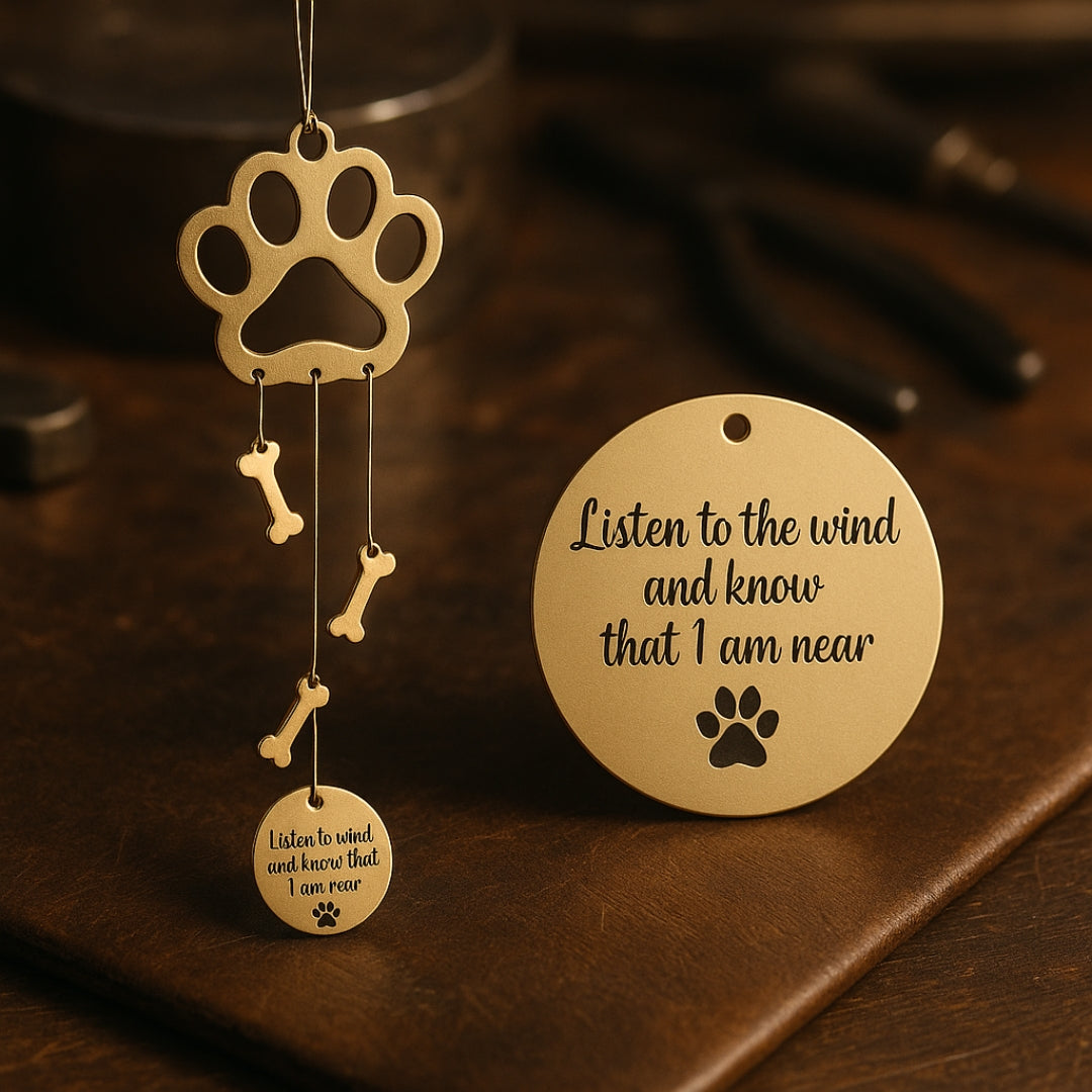 Listen To The Wind Dog Windcharms
