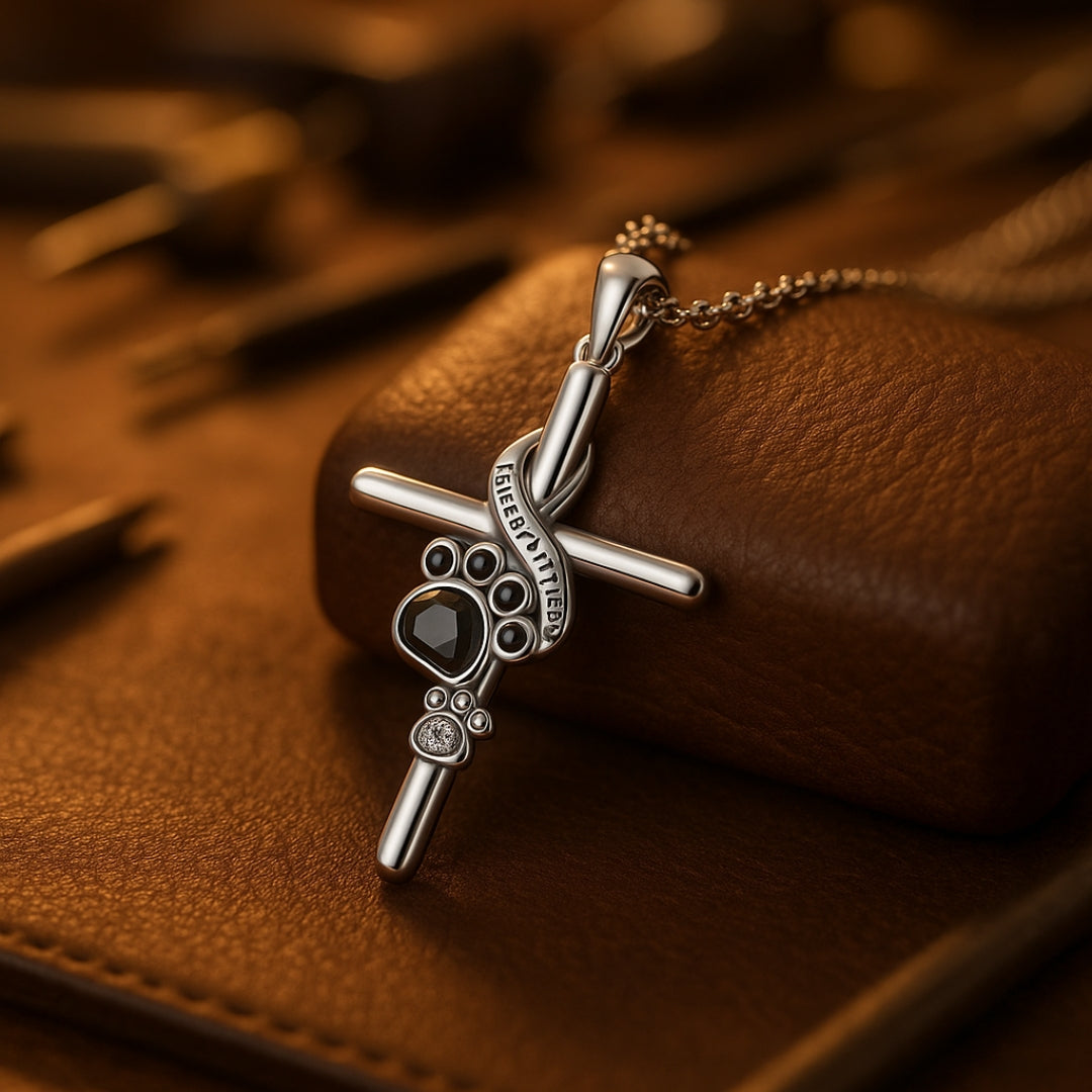Cross Paw Necklace