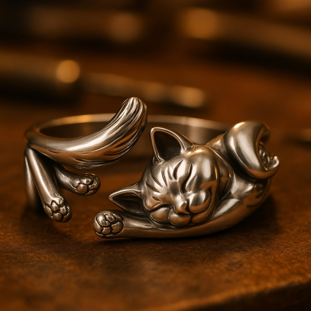 Adjustable Comfy Kitten Ring