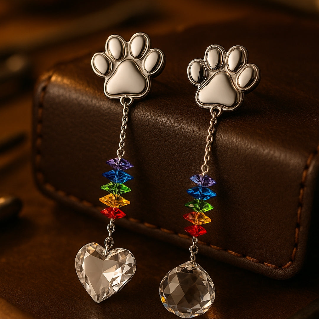 Paw Print Suncatchers