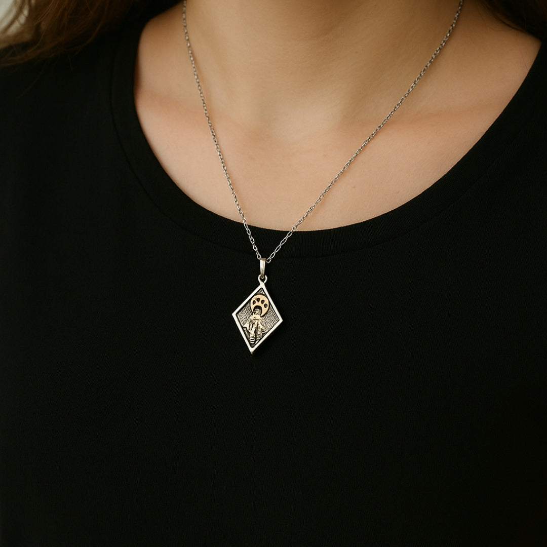 Paw Sunset Mountain Necklace