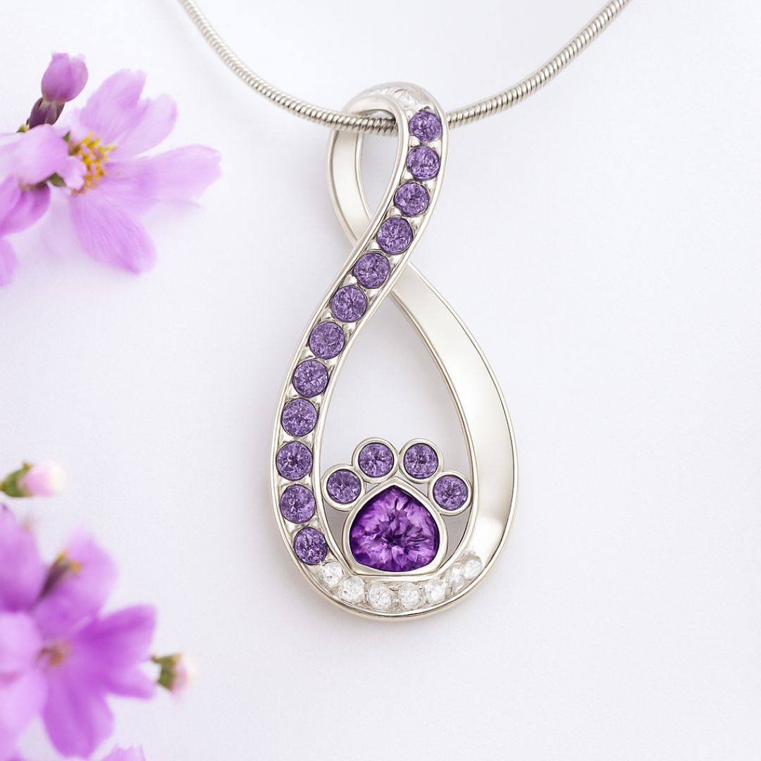 Infinite Love Amethyst Necklace