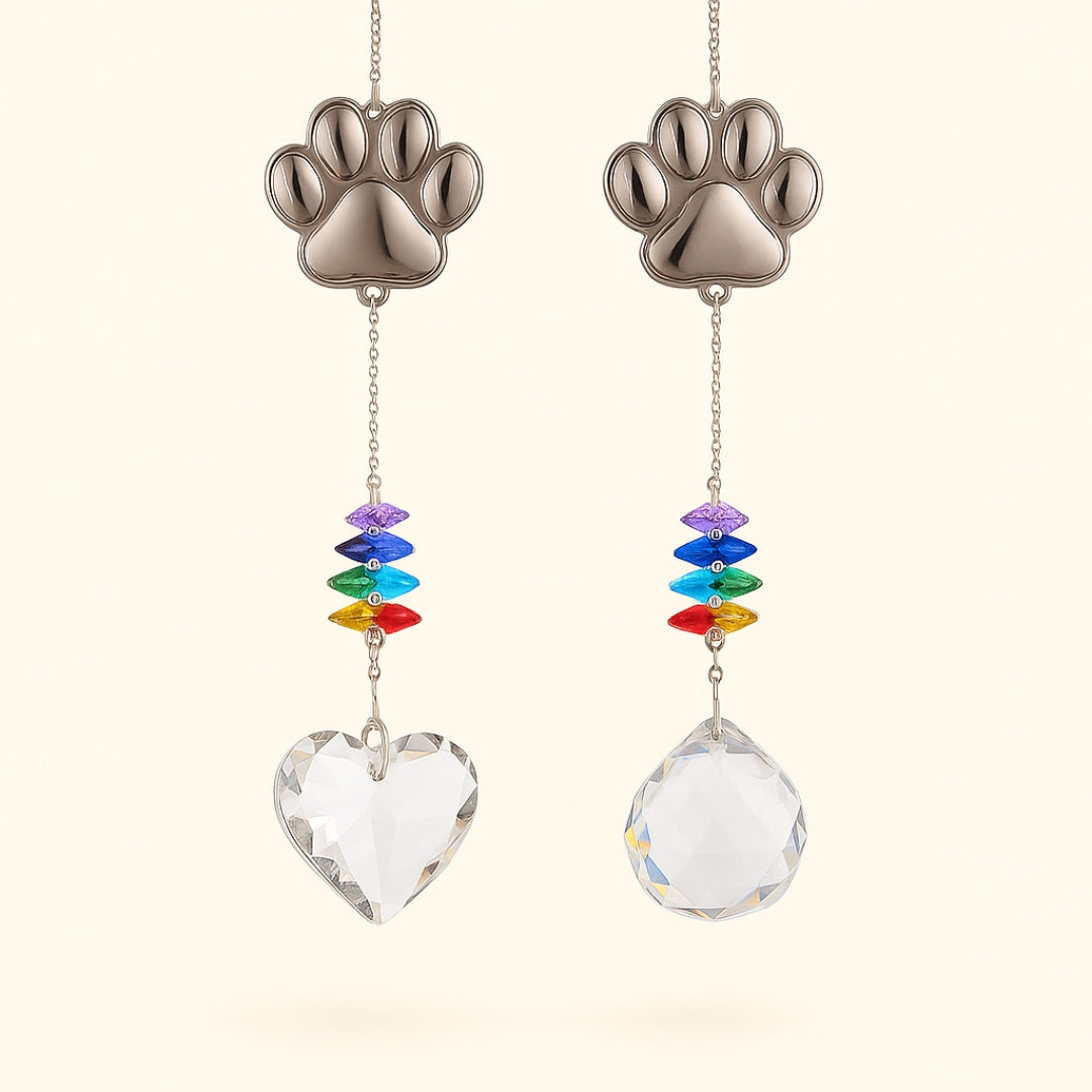 Paw Print Suncatchers