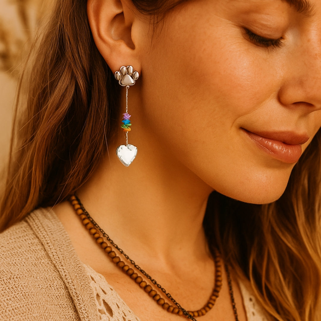 Paw Print Suncatchers