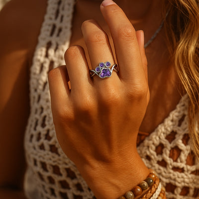 Infinite Love Paw Ring