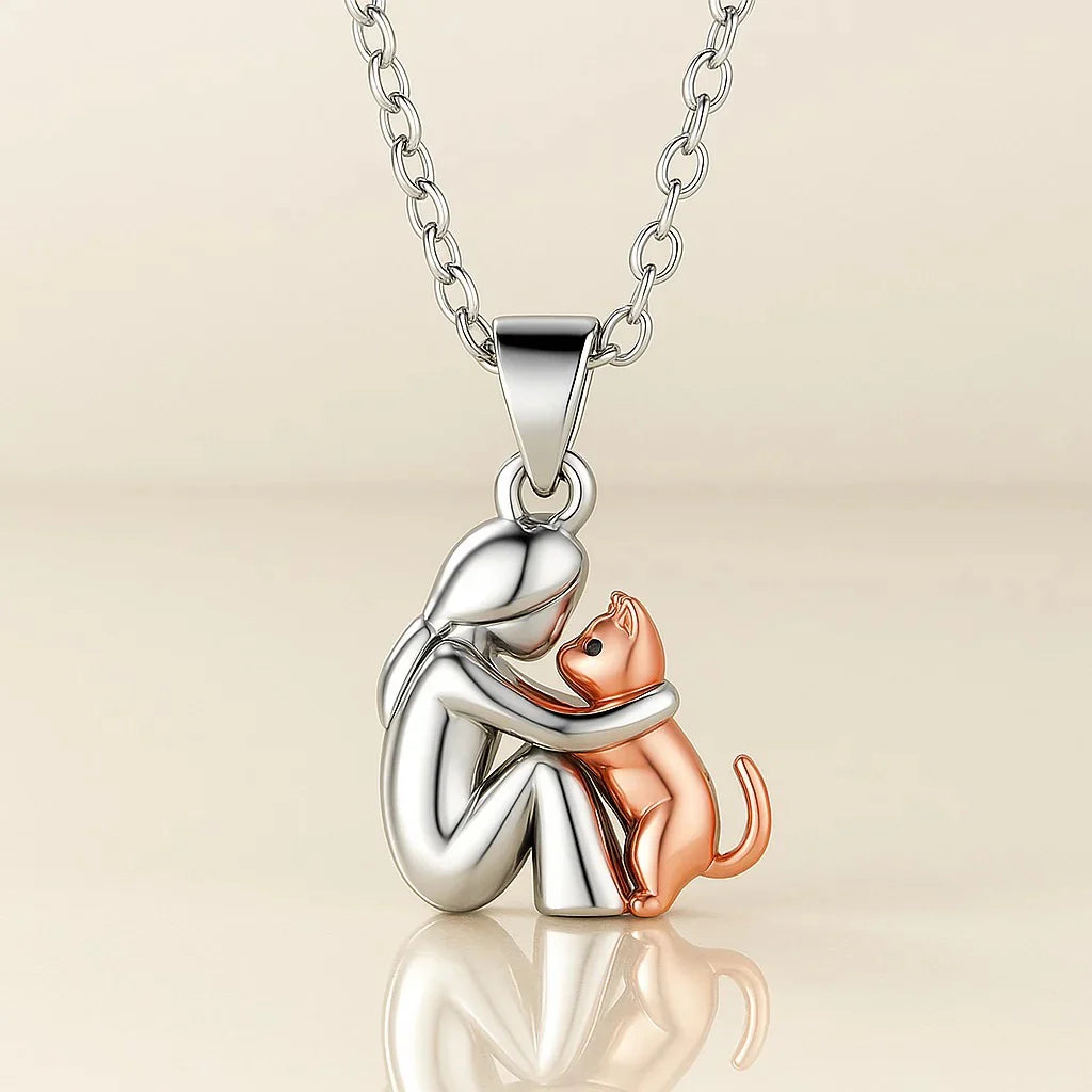 Hug Kitty Necklace