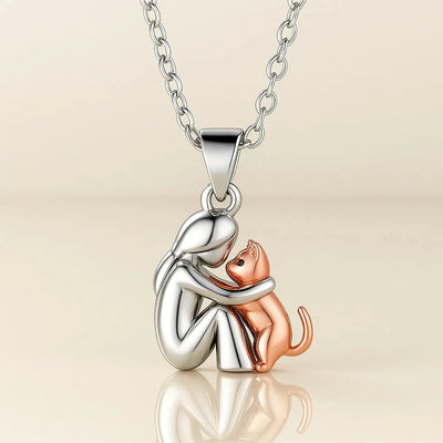 Hug Kitty Necklace