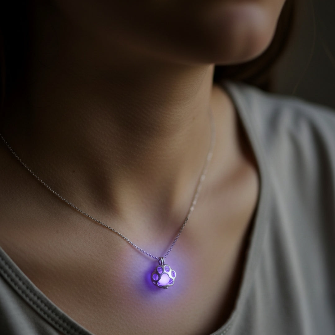 Luminous Paw Necklace