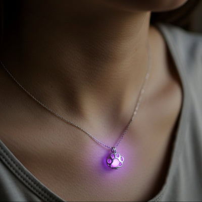Luminous Paw Necklace