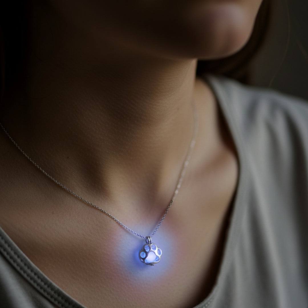 Luminous Paw Necklace