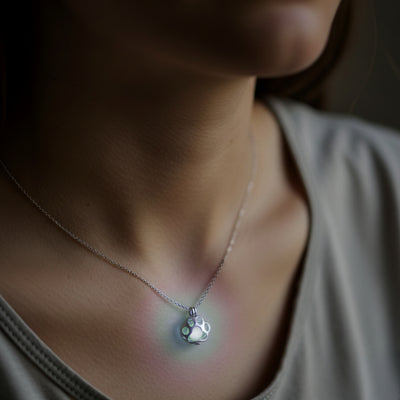 Luminous Paw Necklace