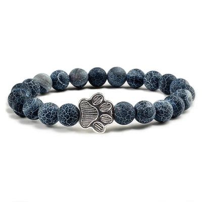 Natural Stone Paw Bracelet