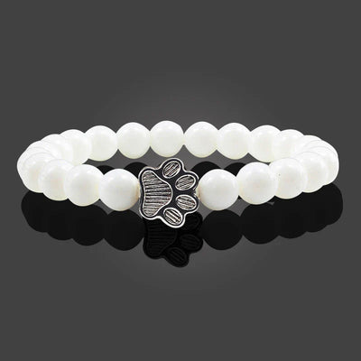 Natural Stone Paw Bracelet