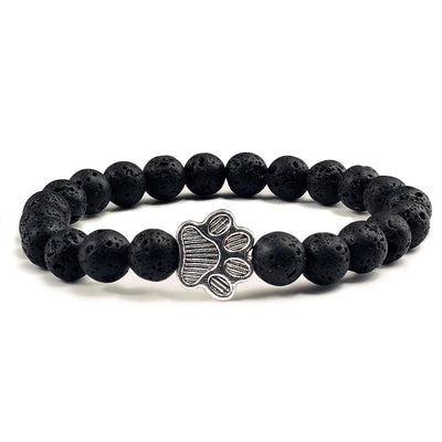 Natural Stone Paw Bracelet