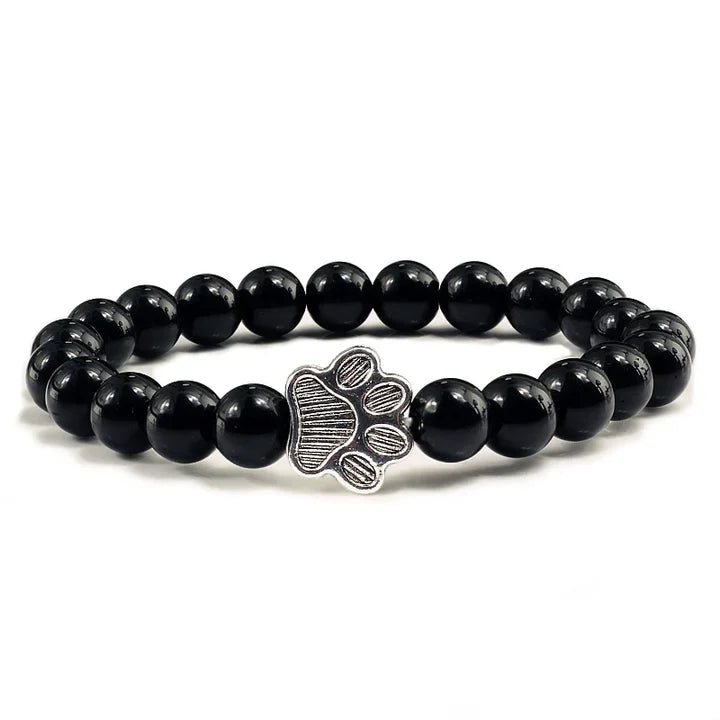 Natural Stone Paw Bracelet