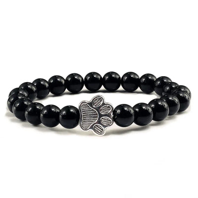 Natural Stone Paw Bracelet