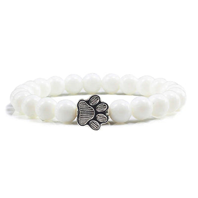Natural Stone Paw Bracelet
