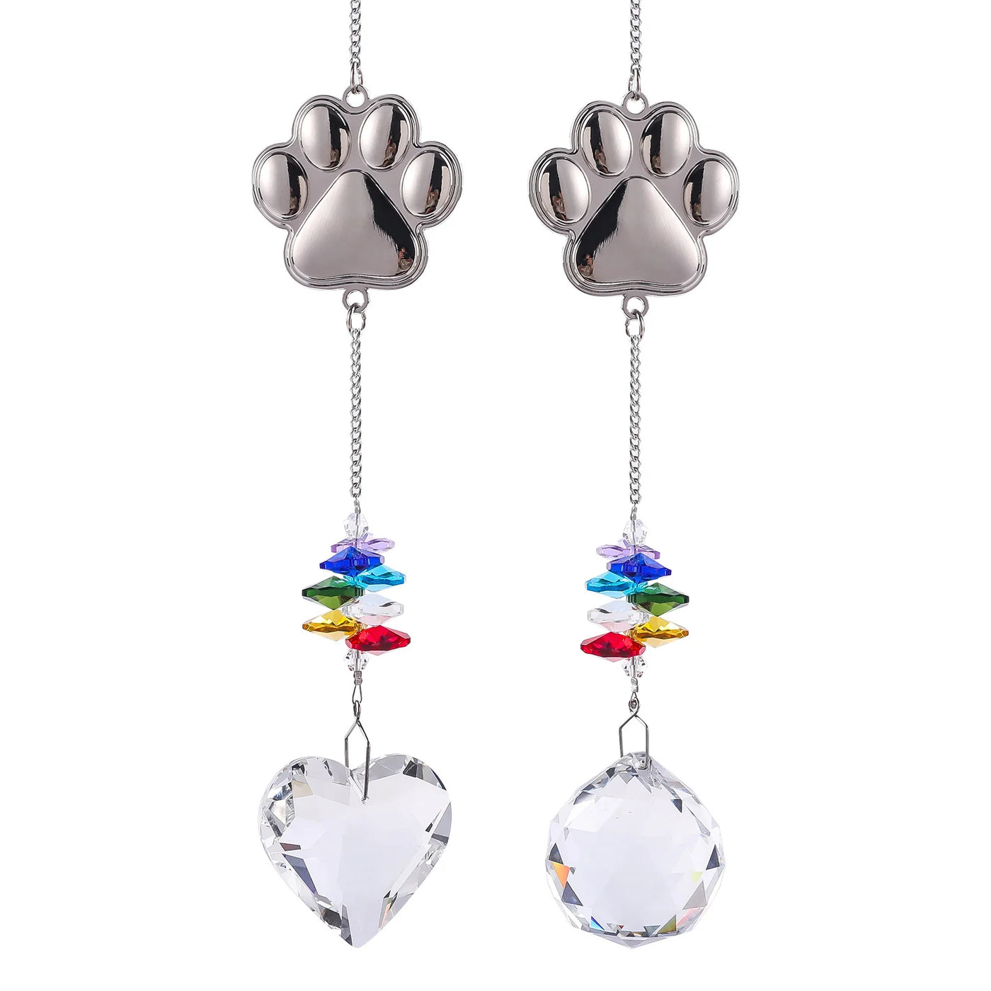 Paw Print Suncatchers