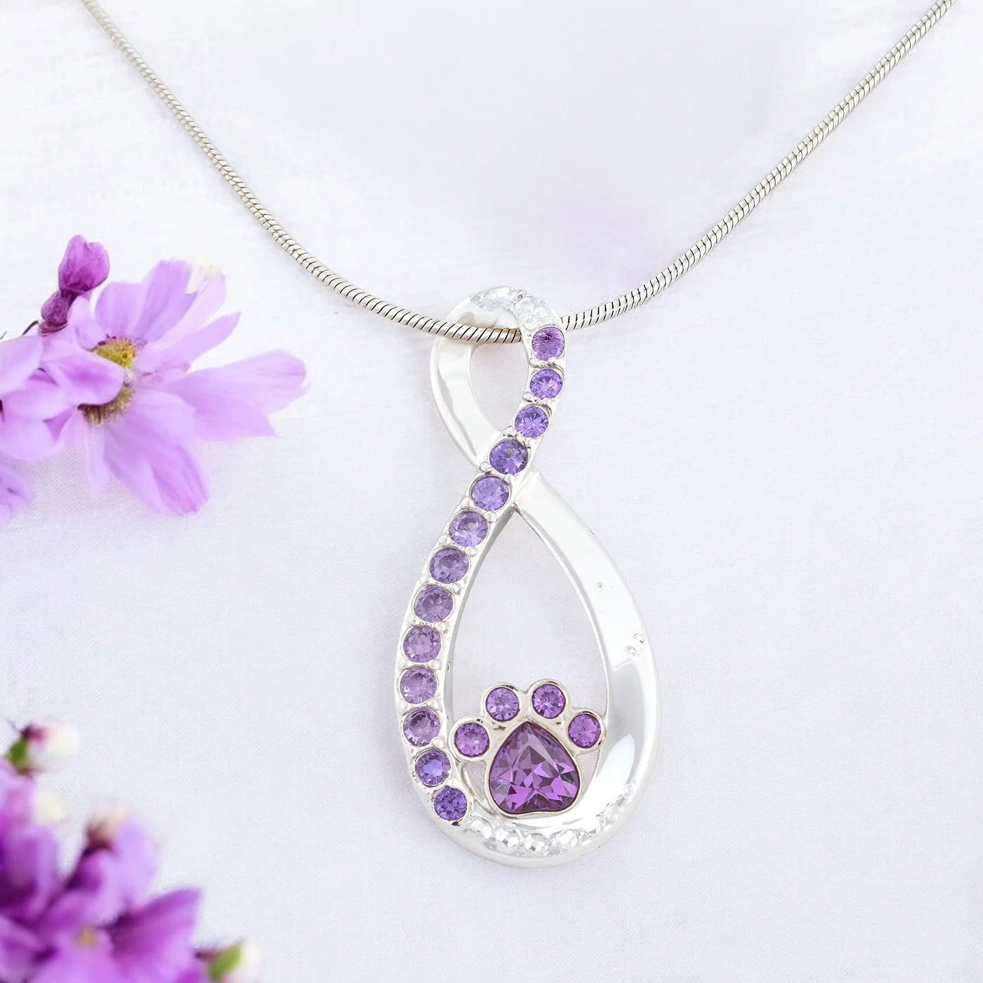 Infinite Love Amethyst Necklace