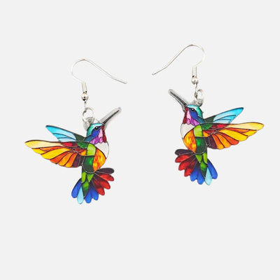 Colorful Hummingbird Earrings