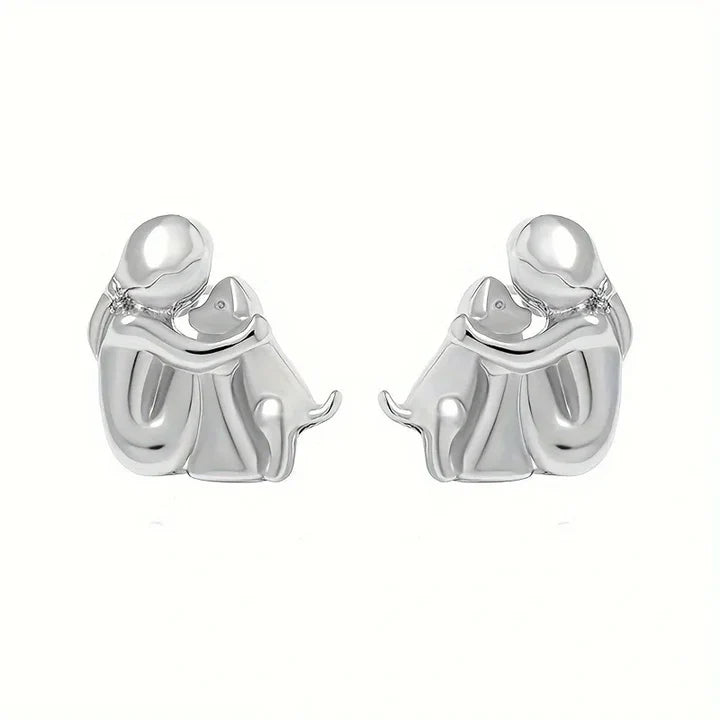 Dog Hug Earrings