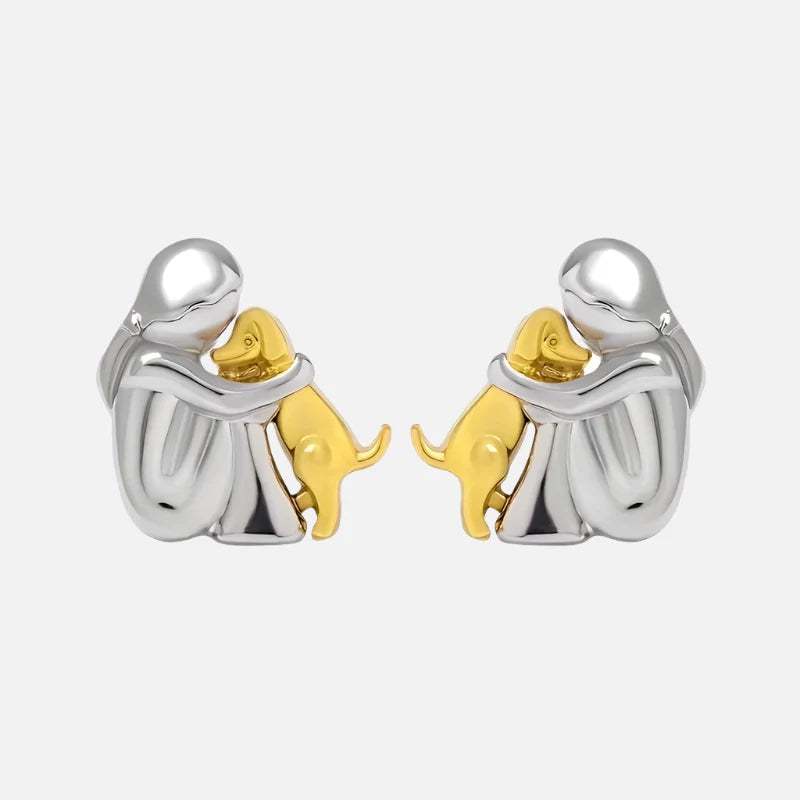 Dog Hug Earrings