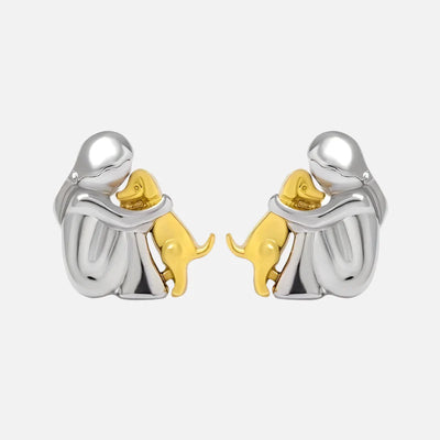 Dog Hug Earrings