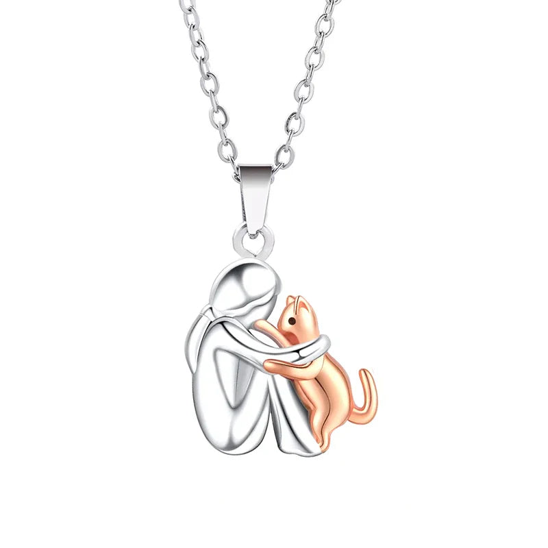 Hug Kitty Necklace