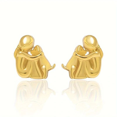 Dog Hug Earrings