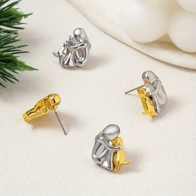 Dog Hug Earrings