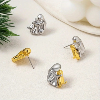 Dog Hug Earrings
