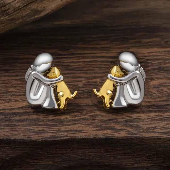 Dog Hug Earrings