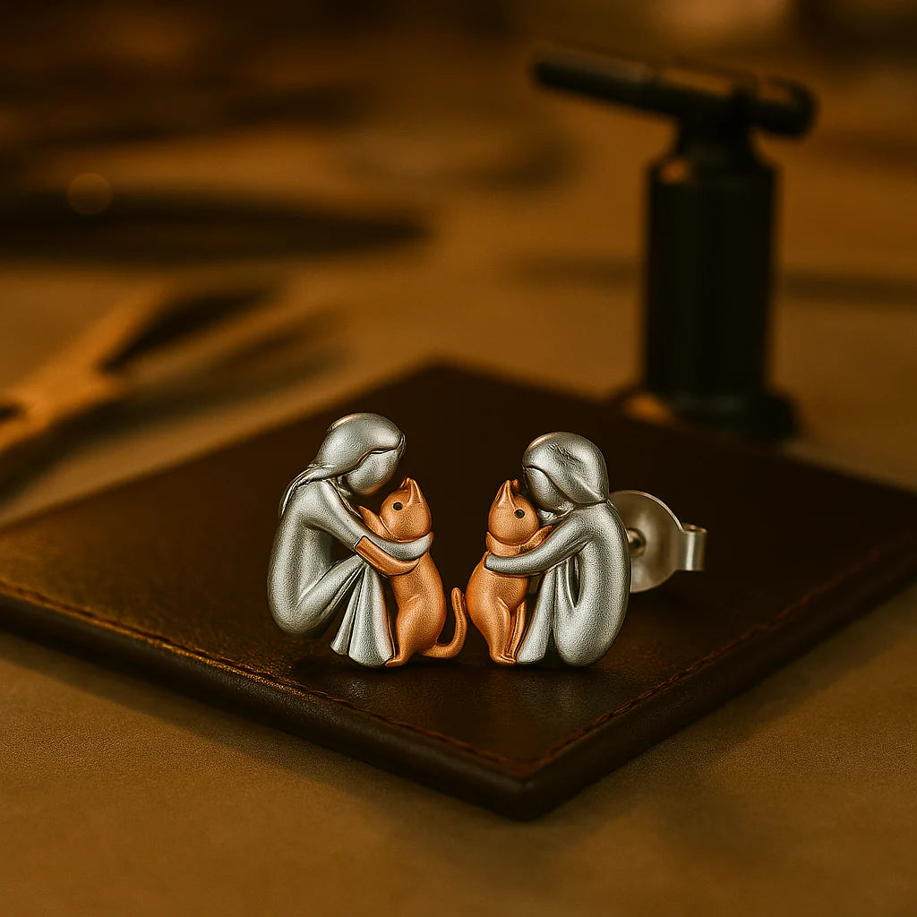 Cat Hug Earrings