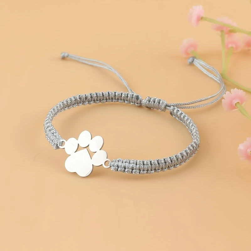 Paw Silvered Bracelet